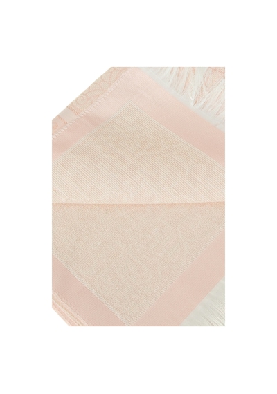 Şantuk Keseli Tafta Seccade Ve İnci Vavlı Tesbih Set , Taşınabilir Namaz Seti,  Seti Pembe