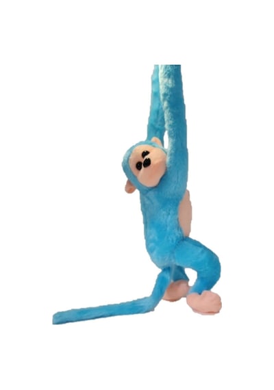 Peluş Maymun Maymun Peluş 50cm Mavi