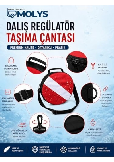Scuba Dalış Regülatörü Çantası