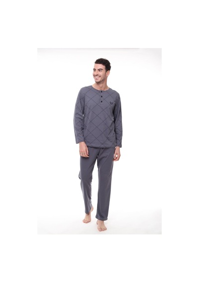 Pijadore 1400 Erkek Uzun Kollu Pijama Takım 001