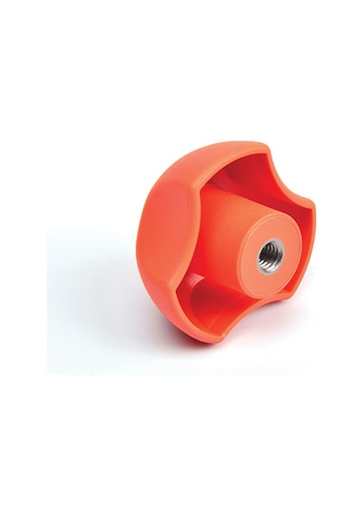 PYBT5010 Turuncu Plastik Yonca Burçlu Çap:50, M10