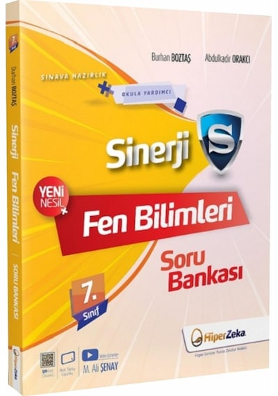 Hiperzeka Yayınları 7. Sınıf Sinerji Fen Bilimleri Soru Bankası -