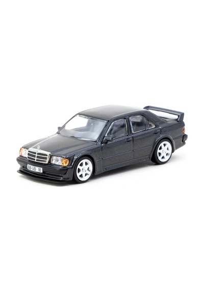 Tarmac Works 1/64 Mercedes-benz 190 E 2.5-16 Evo 1 Blue-black Metallic