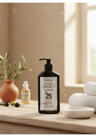 Adahome Atelier Zeytinyağlı Ve Eşek Sütlü Sıvı Sabun