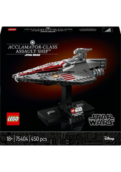 LEGO® Star Wars™ Acclamator Sınıfı Hücum Gemisi 75404 - Star Wars Seven Yetişkinler için Koleksiyonluk Yaratıcı Model Yapım Seti (450P) LEGO® Star Wars™ Acclamator Sınıfı Hücum Gemisi 75404 - Star Wars Seven Yetişkinler için Koleksiyonluk Yaratıcı Model Yapım Seti (450P)
