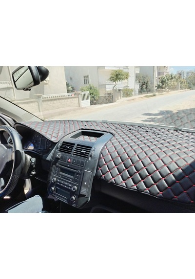 Kapitone Deri Kumaş Volkwagen Polo 2006-2009 Torpido Koruma Örtüsü 1 Adet