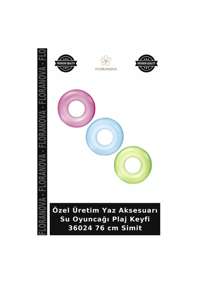 Özel Üretim Yaz Aksesuarı Su Oyuncağı Plaj Keyfi 36024 76 Cm Simit Belirtilmemiş