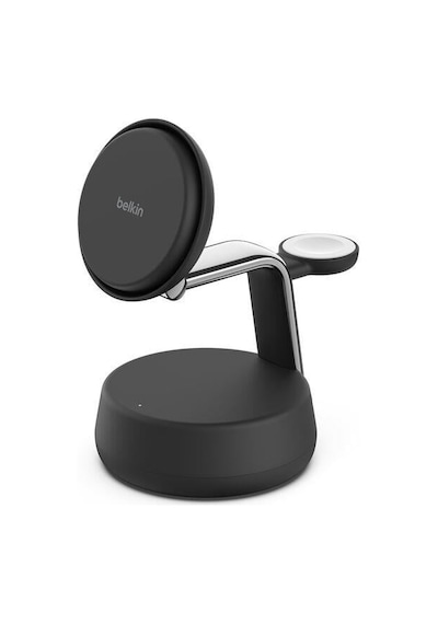 Belkin Wız040kqch Boostcharge Pro 3-in-1 Qi2 Magsafe Uyumlu 25w Manyetik Şarj Standı - Siyah