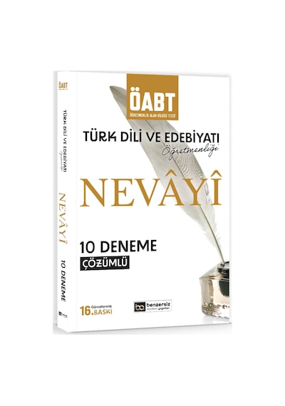 Öabt Nevayi Edebiyat Öğretmenliği 10 Fasikül Deneme Benzersiz