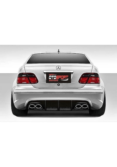 Mercedes W208 Clk Arka Tampon Amg Fiberglass Boyasız