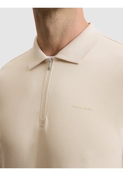 Pierre Cardin Bej Slim Fit Basic Sweatshirt 50334013-vr011