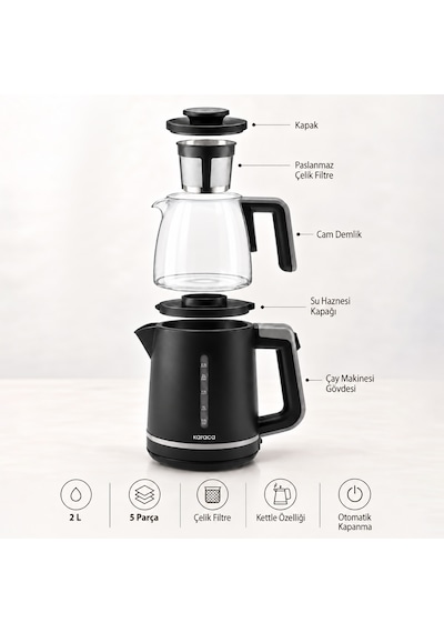 Karaca Maxi Tea XL 2 L Çay Makinesi