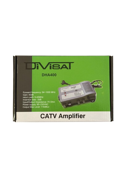 Divisat Dha 400 Hat Yükseltici Amplifier 40db - Zamak Kasa