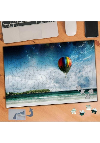 Deniz Üstünde Uçan Balon 240 Parça Puzzle Yapboz Tablo-454