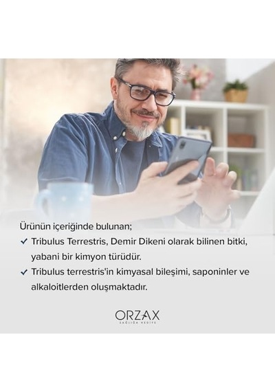 Orzax Tribulus Terrestris 500 Mg 60 Kapsül