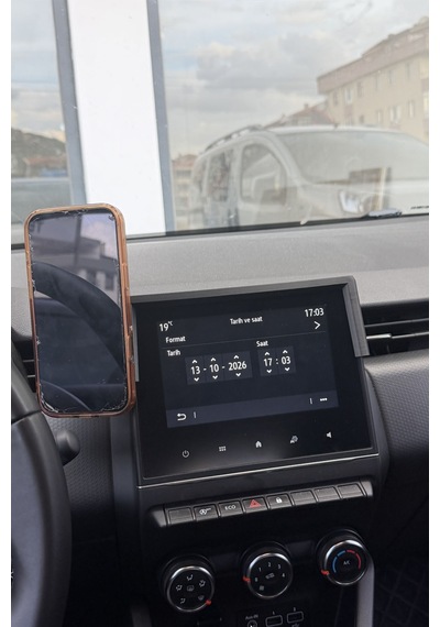 Renault Clio 5, 5.5 Uyumlu Araca Özel Magsafe Telefon Tutacagı 2020-2026 Model Soldan Aparatlı