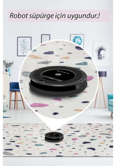 Artloop Fuga Kadife Dokulu Siyah/beyaz Modern Desenli Halı Ka 07