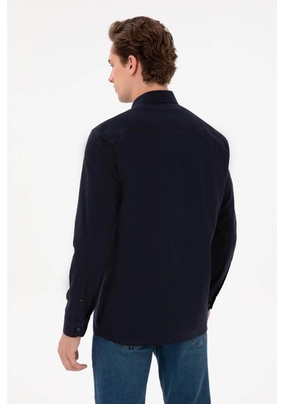 U.S. Polo Assn. Enzogl026y Lacivert Erkek Gömlek Pu-8956 XL