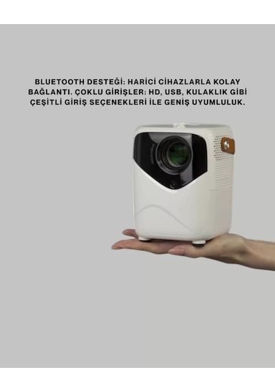 Çoklu Giriş Destekli Projektör - Hdmı Usb Ve Kulaklık Bağlantı Seçenekleriyle Geniş Uyumluluk