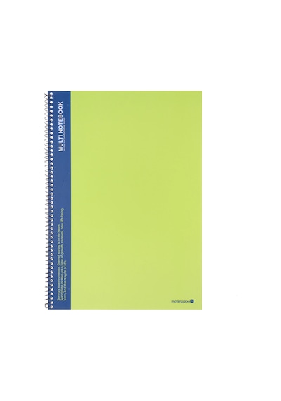 Morning Glory 5000 Trendy Çizgili Defter 25,6x18,4 Cm Nane 10250-84484