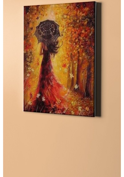 Webstyle Sayılarla Boyama Seti Kasnaklı Sonbaharın Rengi 60 X 75 Cm