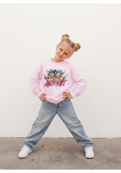 Seabubbles Manifest Kız Çocuk Sweatshirt St10612 Pembe