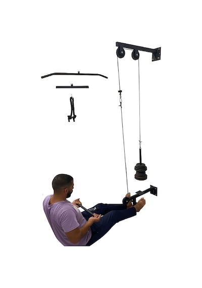 Duvar Tipi Cable Crossover Lat Puldown & Pushdown ,Row ,Biceps ,Triceps Omuz Çalışma Istasyonu