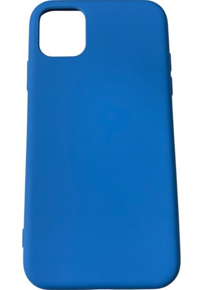 Apple Uyumlu iPhone 11 İle Cappy Silikon Kılıf Mavi