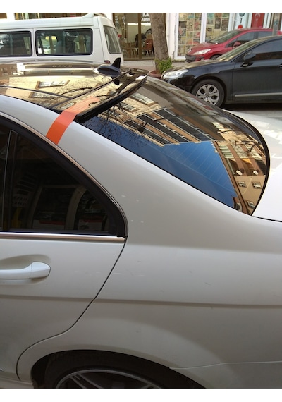 Mercedes W204 Kasa C180 Cam Üstü Spoiler Piano Black Boyalı