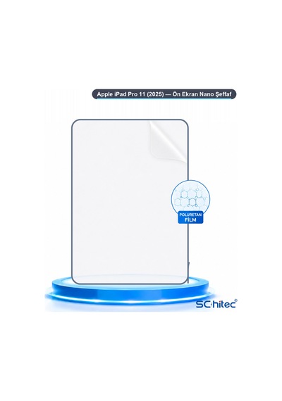 İpad Pro 11 2025 Uyumlu Ön Yüzey Nano Şeffaf Hidrojel Ekran Koruyucu