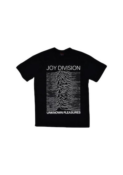 Joy Division Baskılı Unisex %100 Pamuk Siyah T-shirt SIYAH