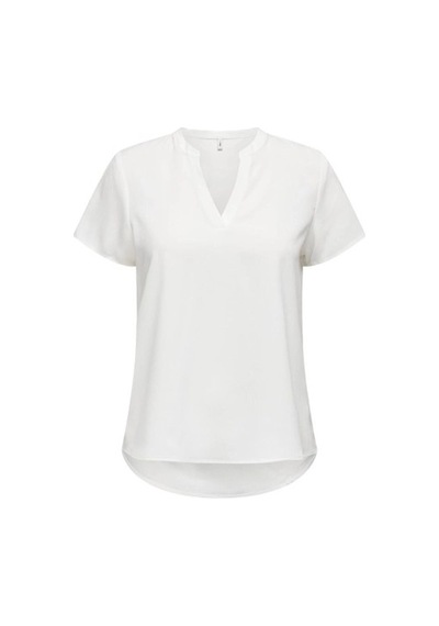 Only Onlelıte Lıfe S/s V-neck Top Noos Ptm Beyaz Kadın T-shirt 15339740