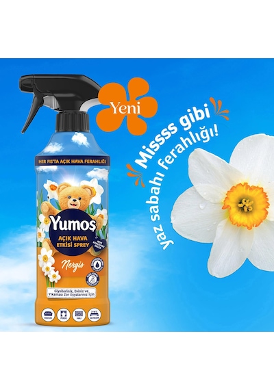 Yumoş Nergis Açık Hava Etkisi 5 Adet Sprey 430 Ml Ve Rosie Tekli