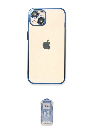 Cep Apple Uyumlu İphone 14 Kılıf Vadi Minimal İkili Koruma Seti Najmaddin Siyah