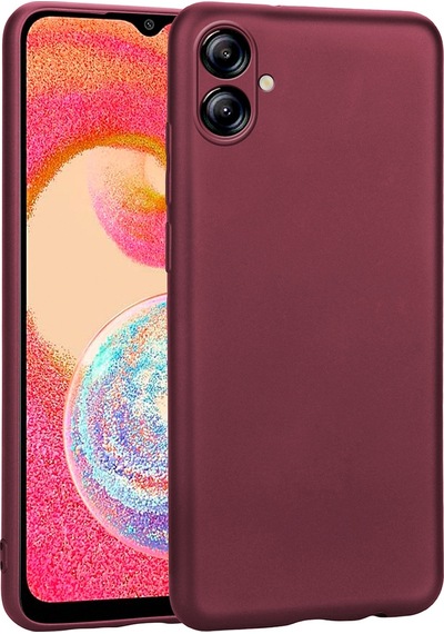 Samsung Galaxy Uyumlu A04e Kılıf Zore Esnek Mat Premier Silikon Kapak