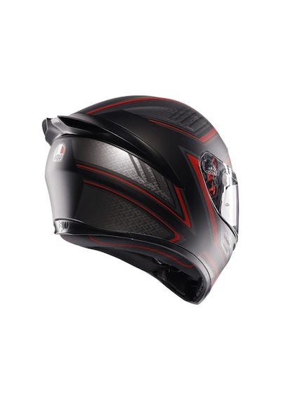 Agv K1 S Sling Matt Black Red Kapalı Kask Kırmızı
