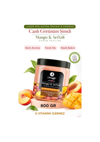 Tr Mango & Şeftali Aromalı Canlandırıcı & Yumuşatıcı El Ayak Ve Vücut Bakım Peelingi 800gr