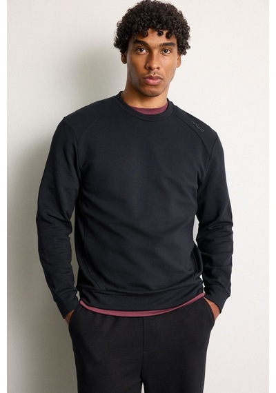 Defacto Standart Fit Bisiklet Yaka Dikiş Detaylı Baskılı Sweatshirt I0568ax26wnbk81 Siyah-bk81