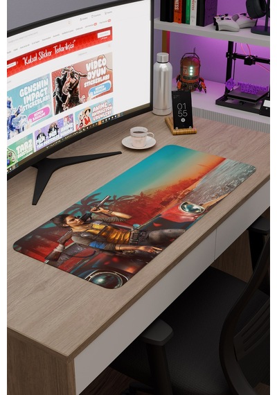 Far Cry Kaymaz Dikişli Kauçuk Oyuncu Mousepad V2 - 70x30 Xl Gaming Mouse Pad Fare Altlığı