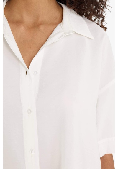 DeFacto Loose Fit Modal Kısa Kollu Gömlek F7080AX25SMER105