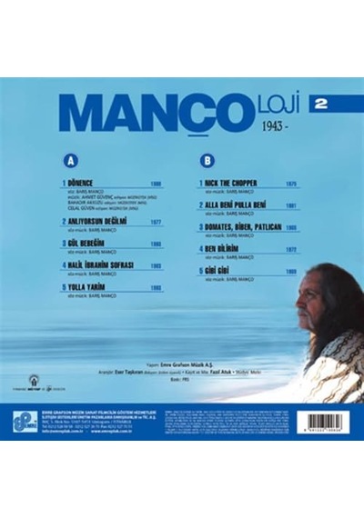 Barış Manço Mançoloji-2 33 Devir Plak Diğer