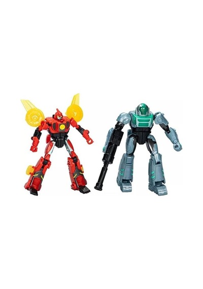 Transformers Earthspark Terran Twitch Ve Robby Malto İkili Figürü Seti F8438