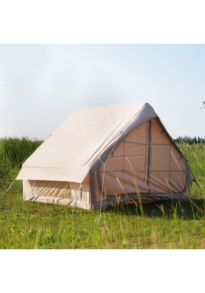 Yek Outdoor 6 Kişilik 4 Mevsim Pompalı Ve Soba Çıkışlı Şişme Çadır 300x210x200cm Krem