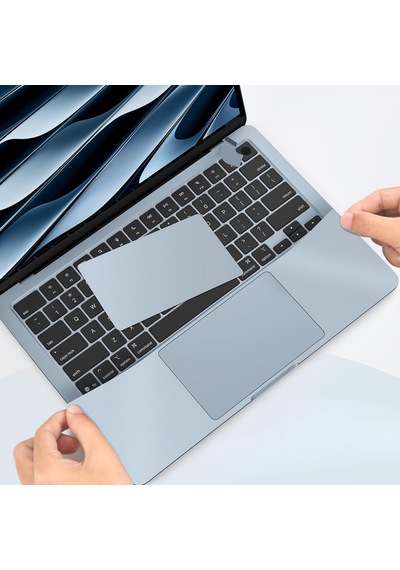 Macbook Air 13.6 İnç Trackpad Koruyucu Ve Palm Koruyucu A2681 A3113 A3240 A3449 Uyumlu M2 M3 M4 M5 Avuç İçi Koruma Seti Gök Mavisi Belirtilmemiş