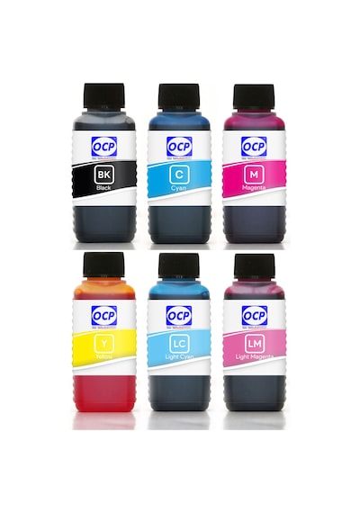 OCP HP 363 C8721EE C8771EE C8772EE C8773EE C8774EE C8775EE Kartuş Mürekkep Seti 100ml 6 Renk