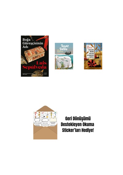 Boğa Güreşçisinin Adı + Beyaz Balina + Yavaşlığın Önemini Anlayan Salyangozun Hikayesi + Okuma Sticker'ları