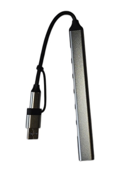 Usb 3.0 & Type-c 7 Port Alüminyum Çoğaltıcı Hub Dönüştürücü Usb Çoklayıcı