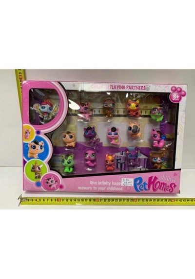 Pet Shop Miniş Evcil Hayvan Minişler 15 Adet Birden Kutulu