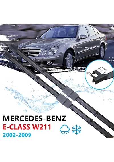 Mercedes E Serisi W211 Ön Cam Muz Silecek Takımı 2002-2009