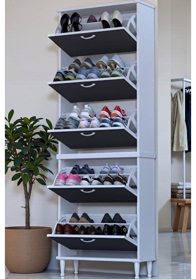 Eliusta Cover 72 Cm Ayakkabılık Dış Kapı/koridor/giyim Odası Uygun Antresit Renk 72x205x26 Cm Ayakkabılık Antrasit Eliusta Cover 72 Cm Ayakkabılık Dış Kapı/koridor/giyim Odası Uygun Antresit Renk 72x205x26 Cm Ayakkabılık Antrasit